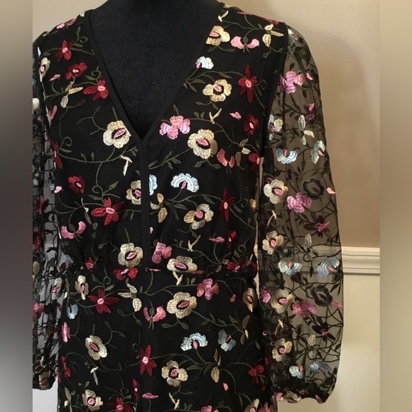 Sam Eldeman Embroidered Dress - Picture 7 of 9